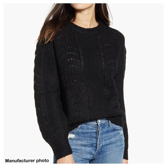 Rails Mara Openwork Crewneck Sweater - Picture 12 of 12